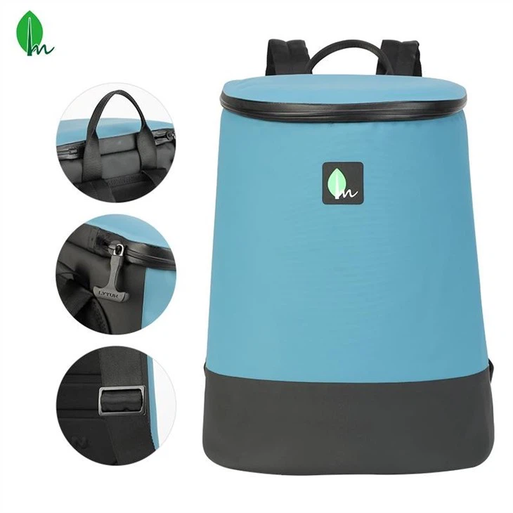 Double shoulder straps insulated picnic cooler pack