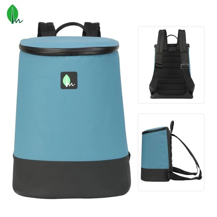 blue insulated waterproof cooler bag